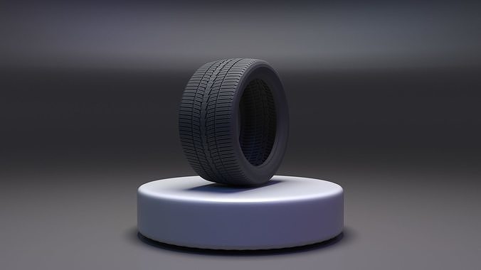 TIRE-Simple tire Low-poly 3D model