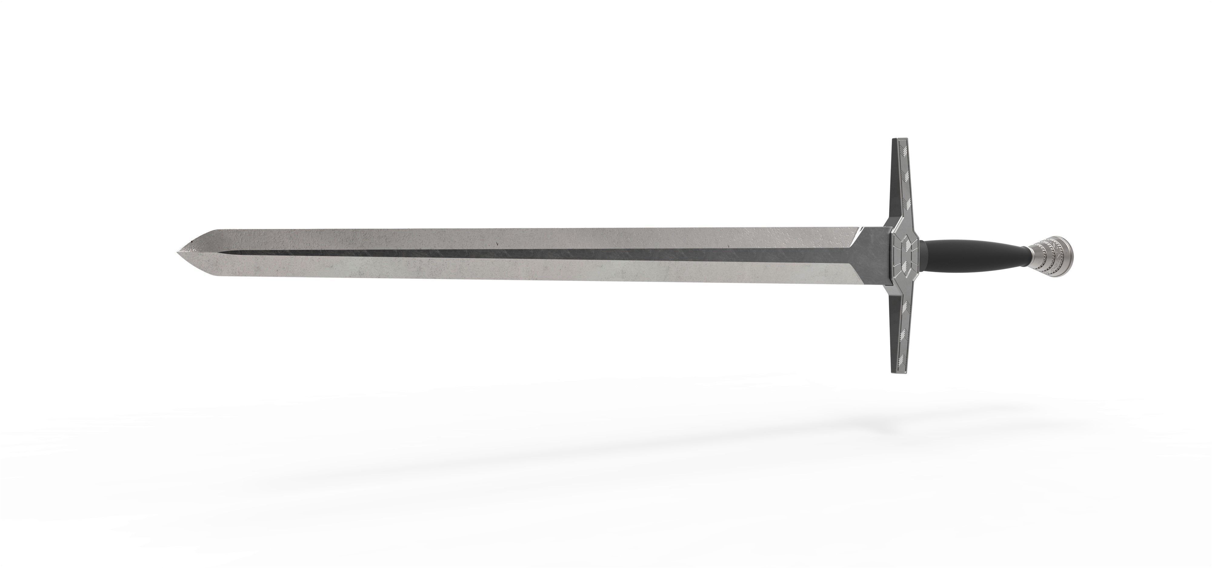 Sword from The Witcher TV series 3D print model_2