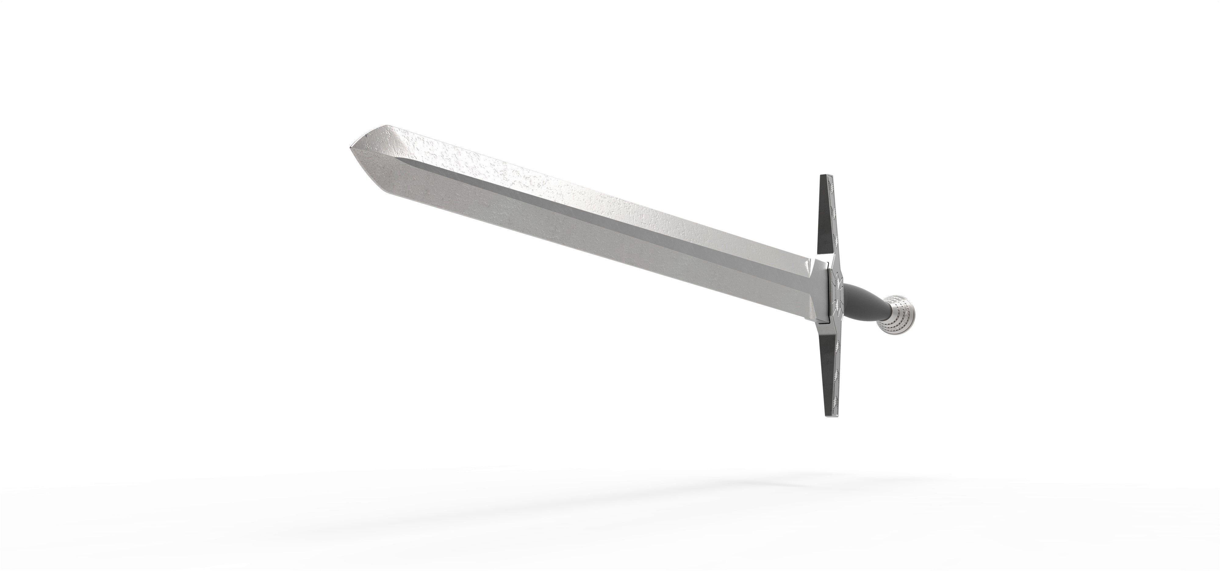 Sword from The Witcher TV series 3D print model_4