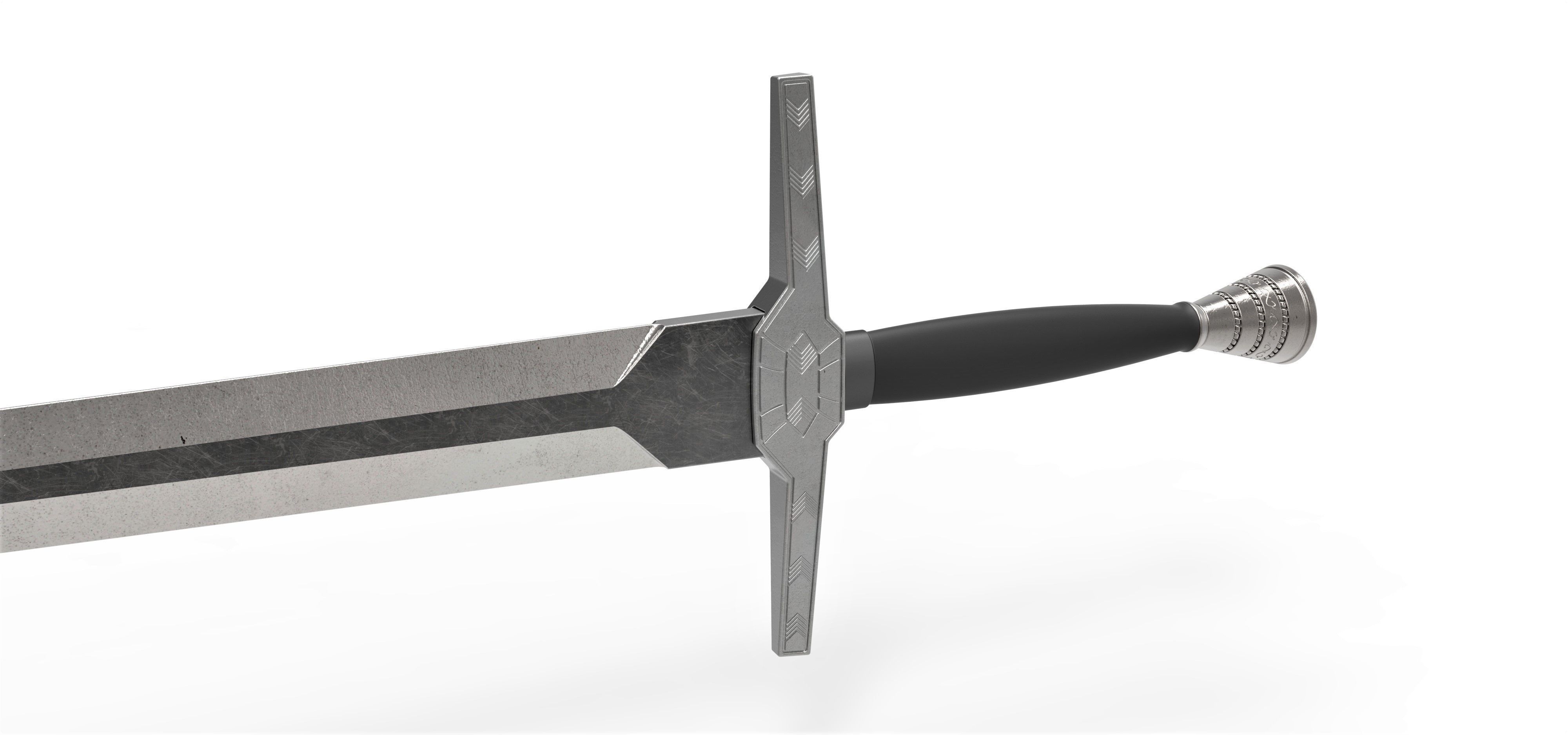Sword from The Witcher TV series 3D print model_13