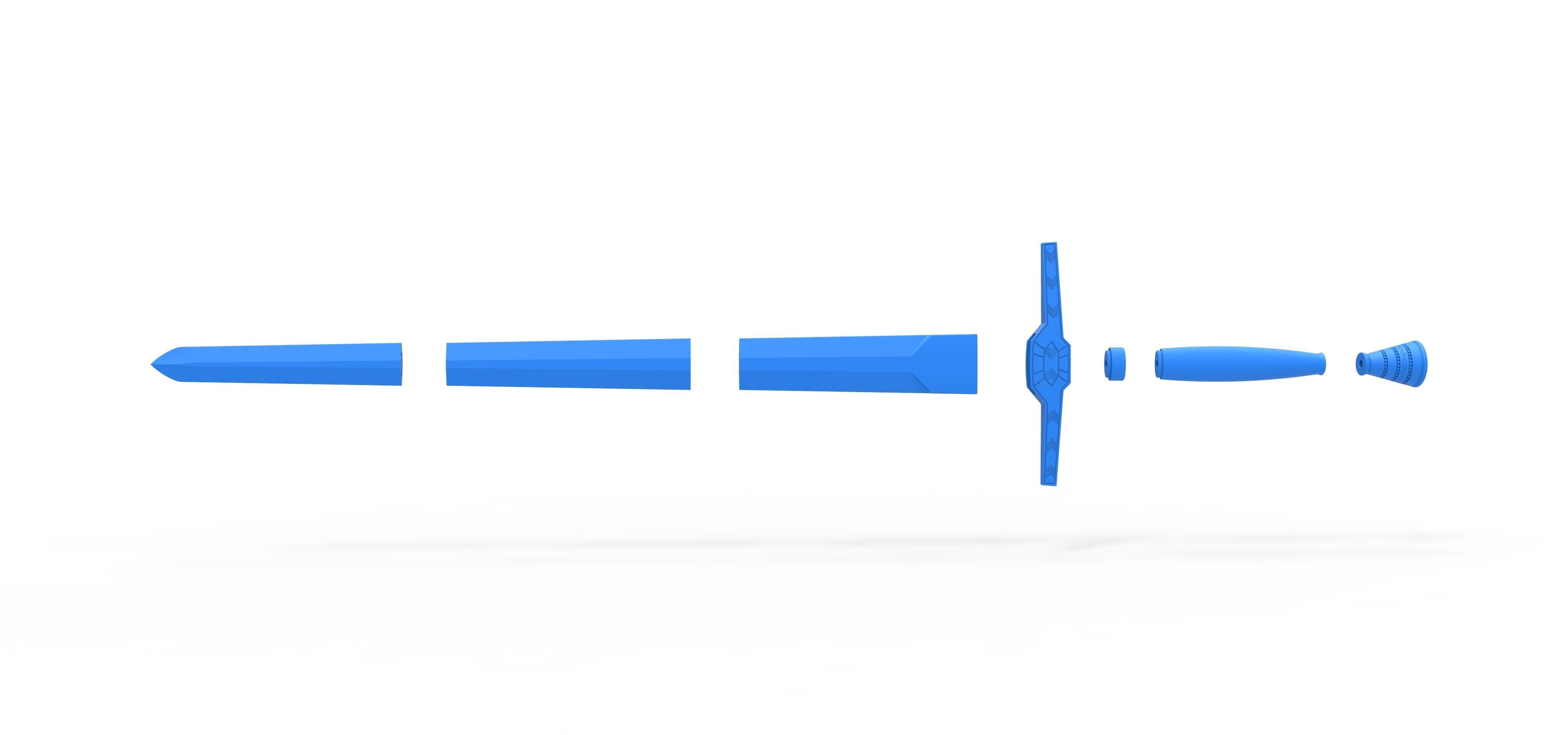 Sword from The Witcher TV series 3D print model_17