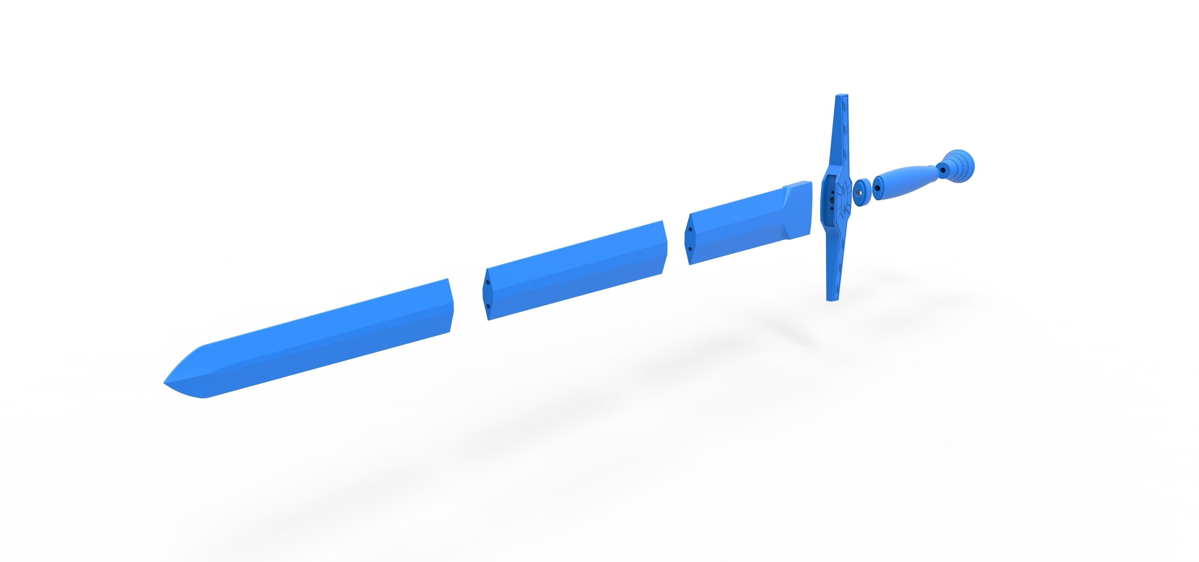 Sword from The Witcher TV series 3D print model_16