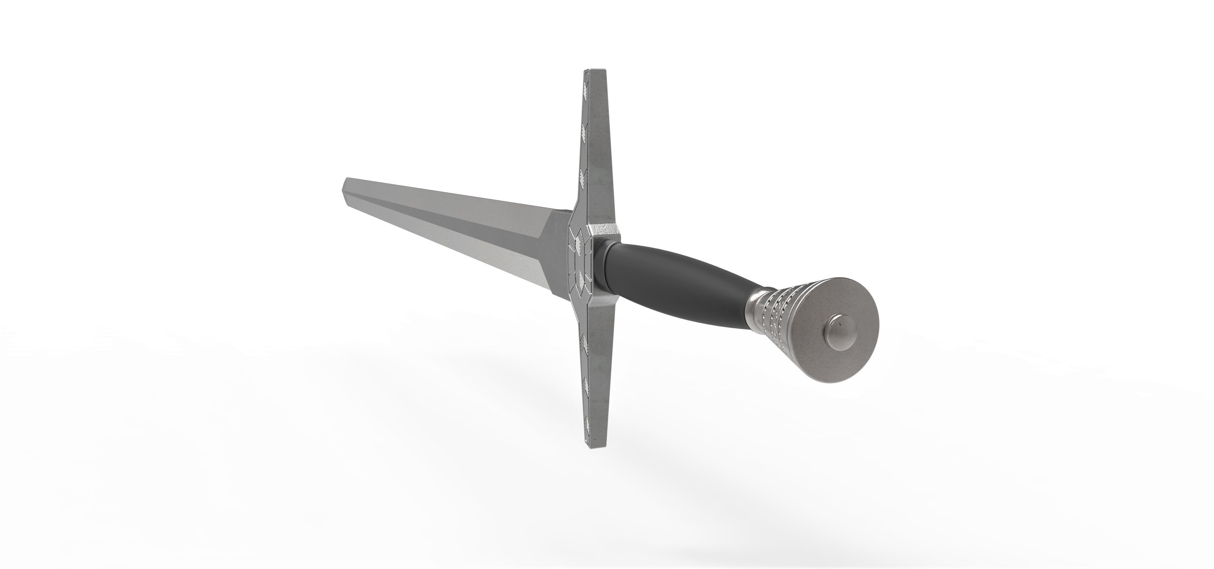 Sword from The Witcher TV series 3D print model_11