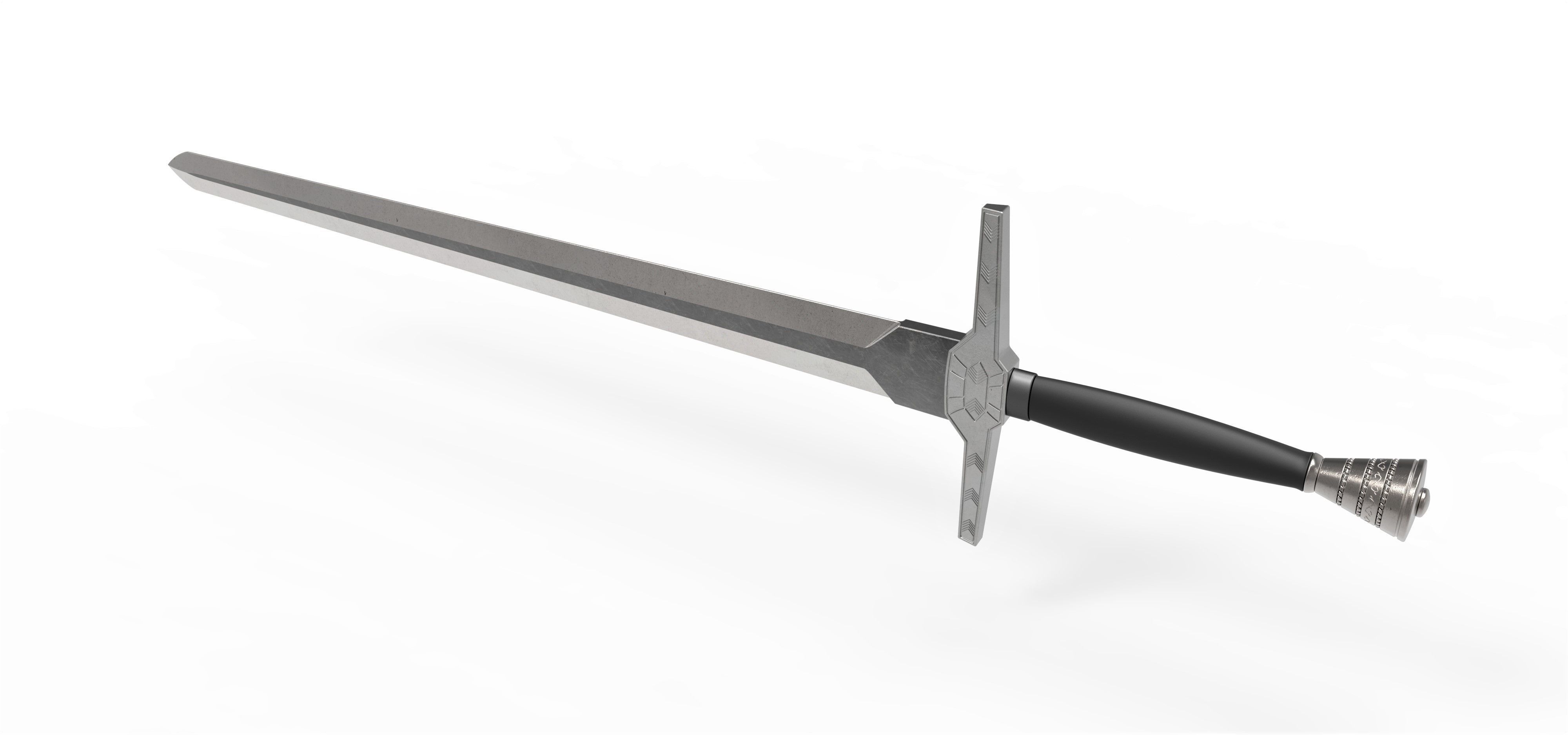 Sword from The Witcher TV series 3D print model_9