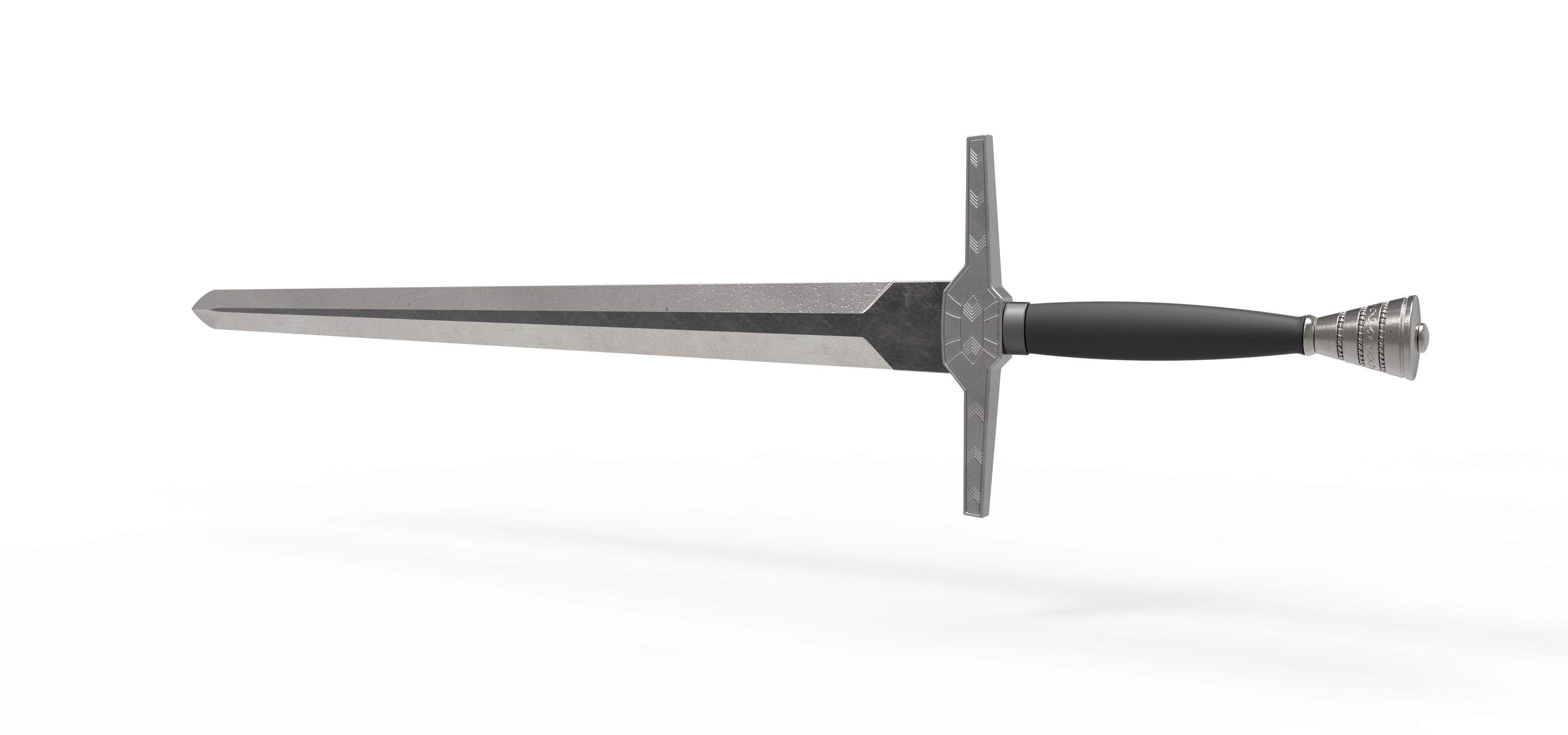 Sword from The Witcher TV series 3D print model_10