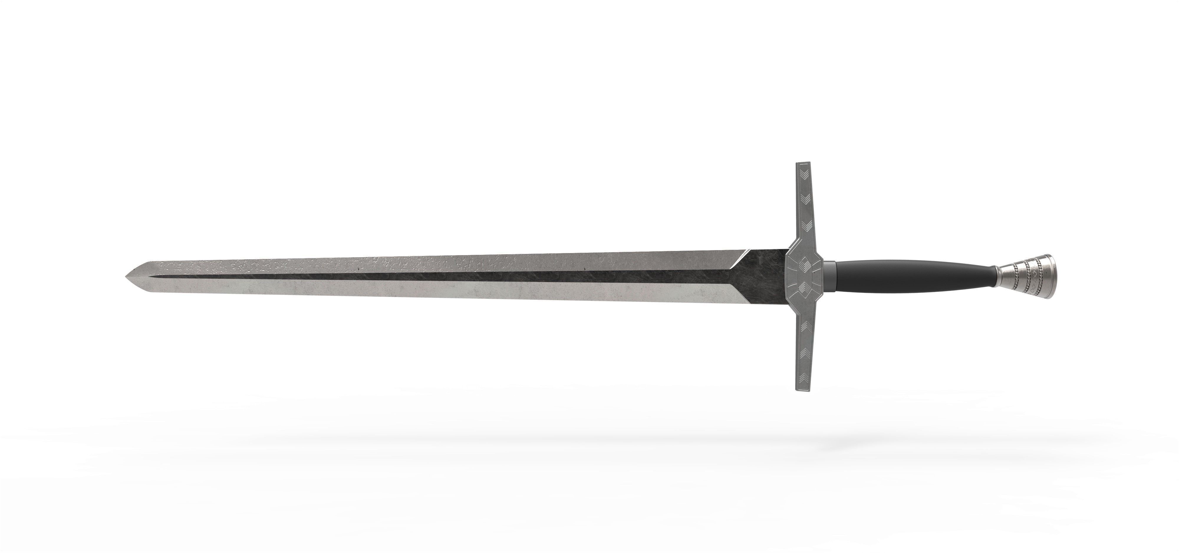 Sword from The Witcher TV series 3D print model_6