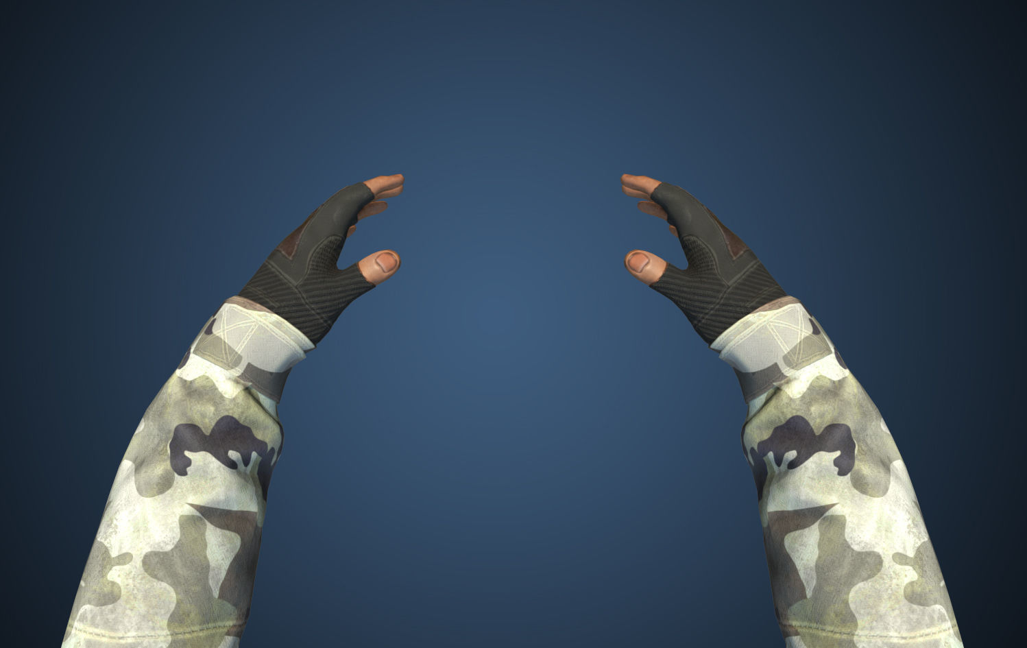First Person View Hands Low-poly 3D model_2