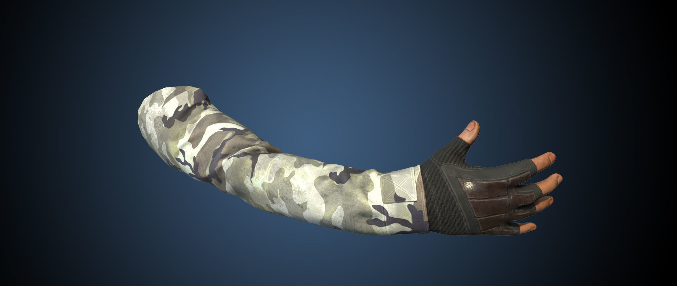 First Person View Hands Low-poly 3D model_3