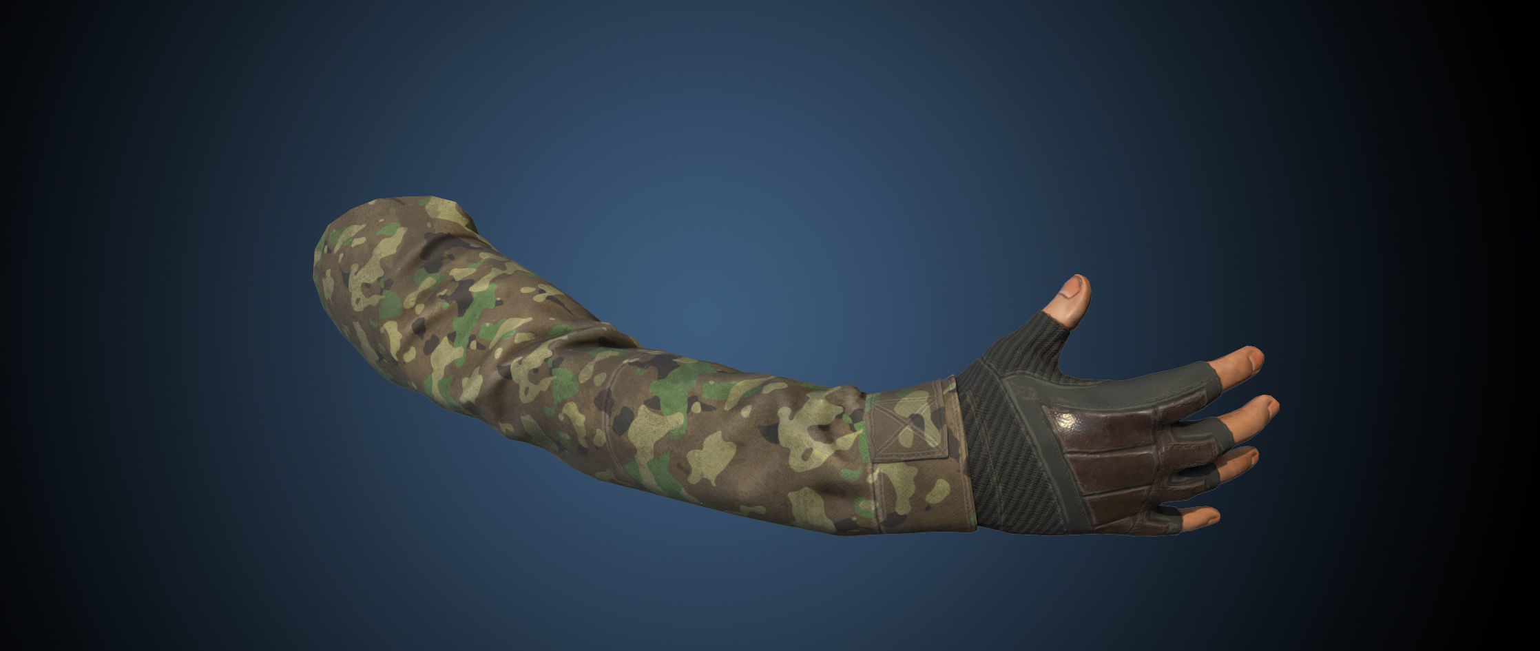 First Person View Hands Low-poly 3D model_6