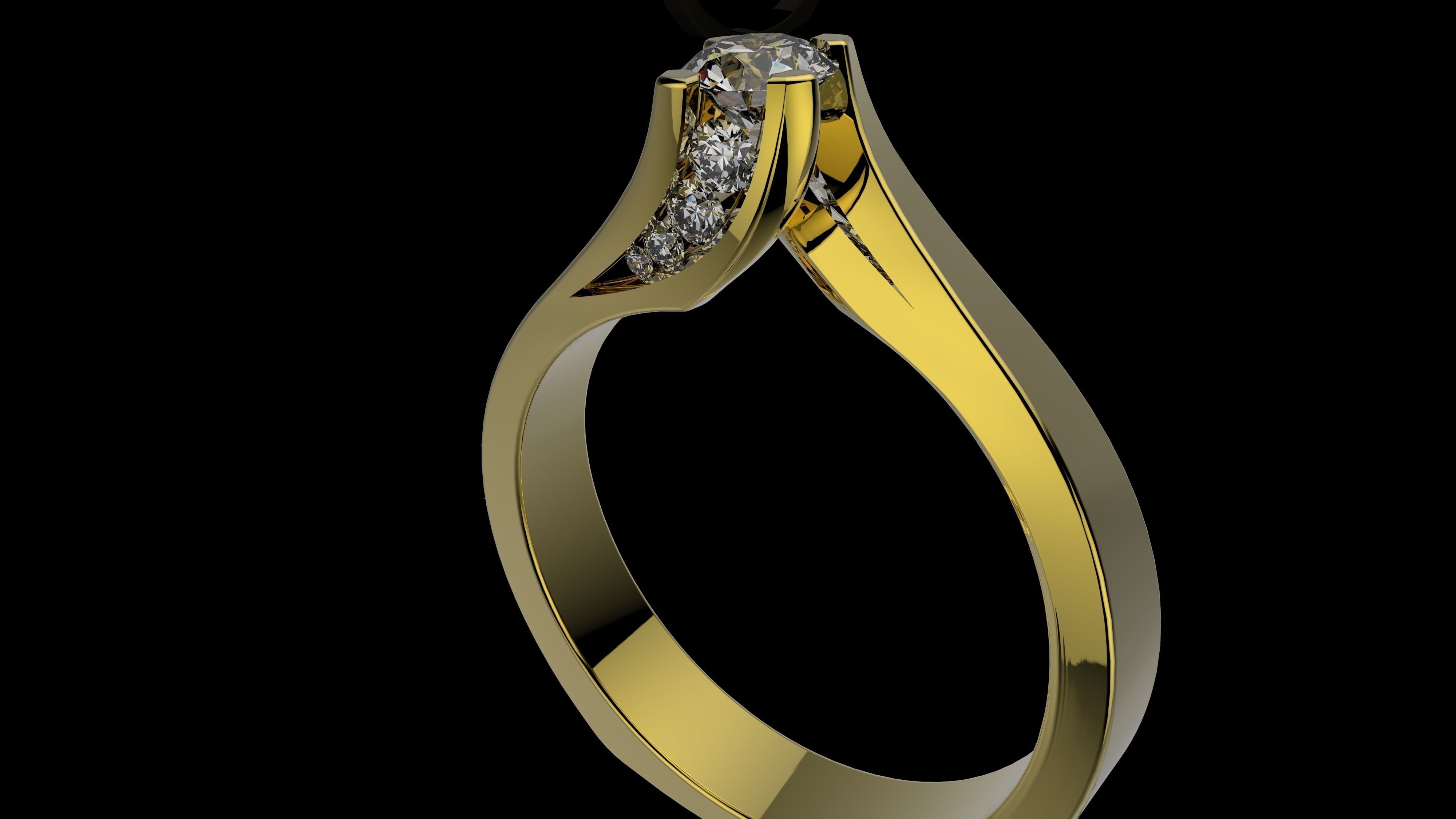 K RINGS N30 3D print model_3