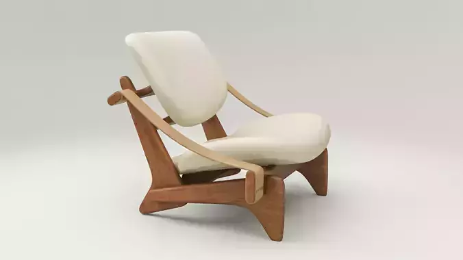 Jumbo 174 armchair Low-poly 3D model