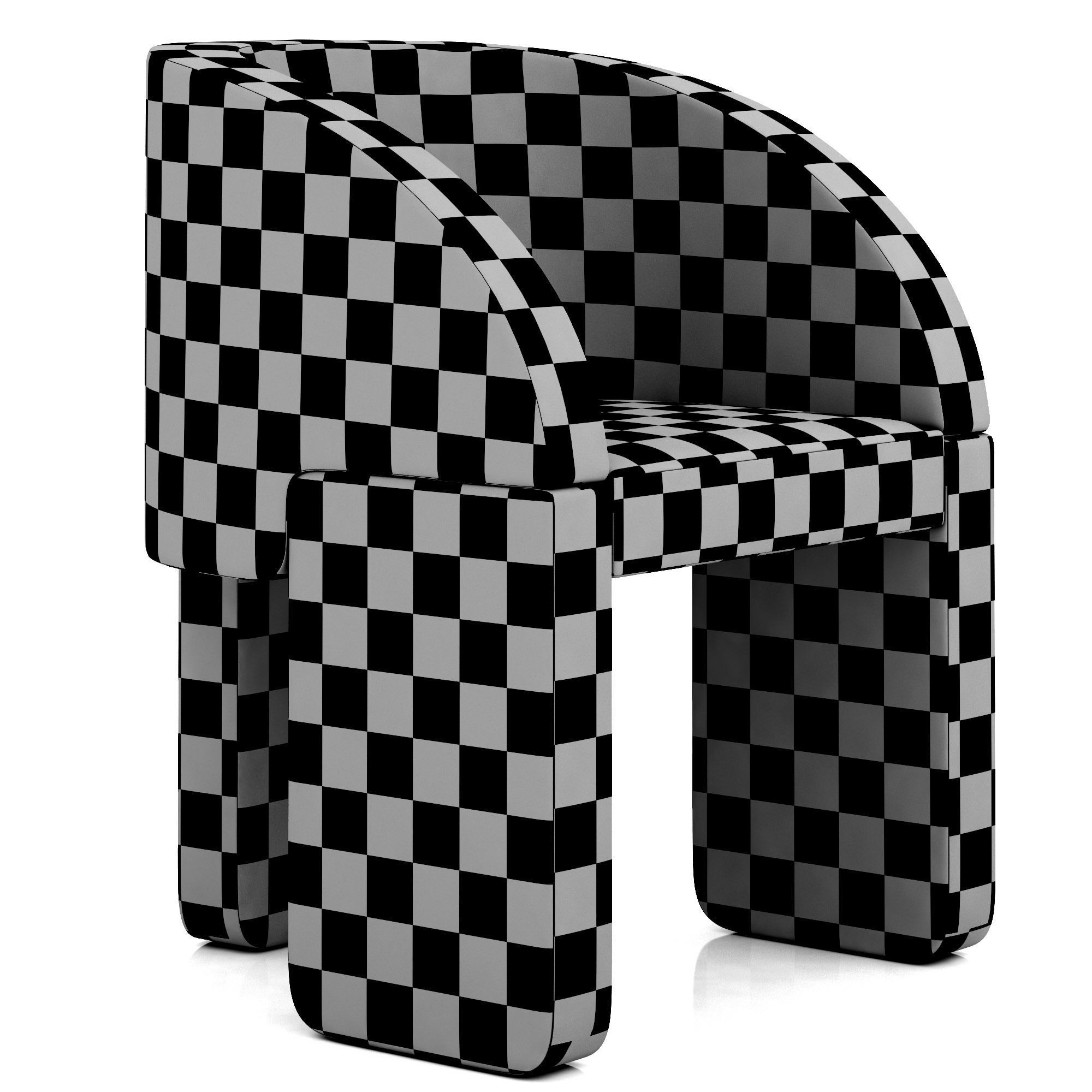 Baxter Lazybones 3D model_7