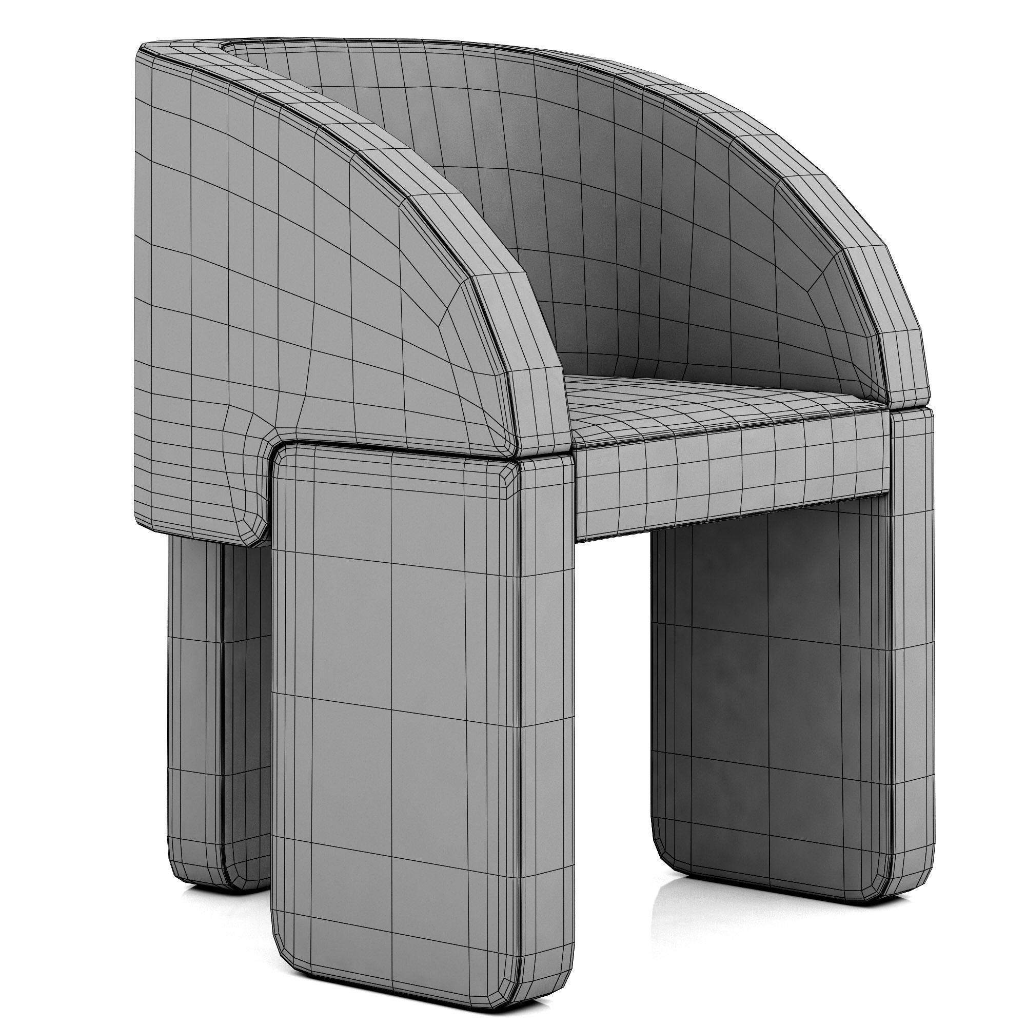 Baxter Lazybones 3D model_8