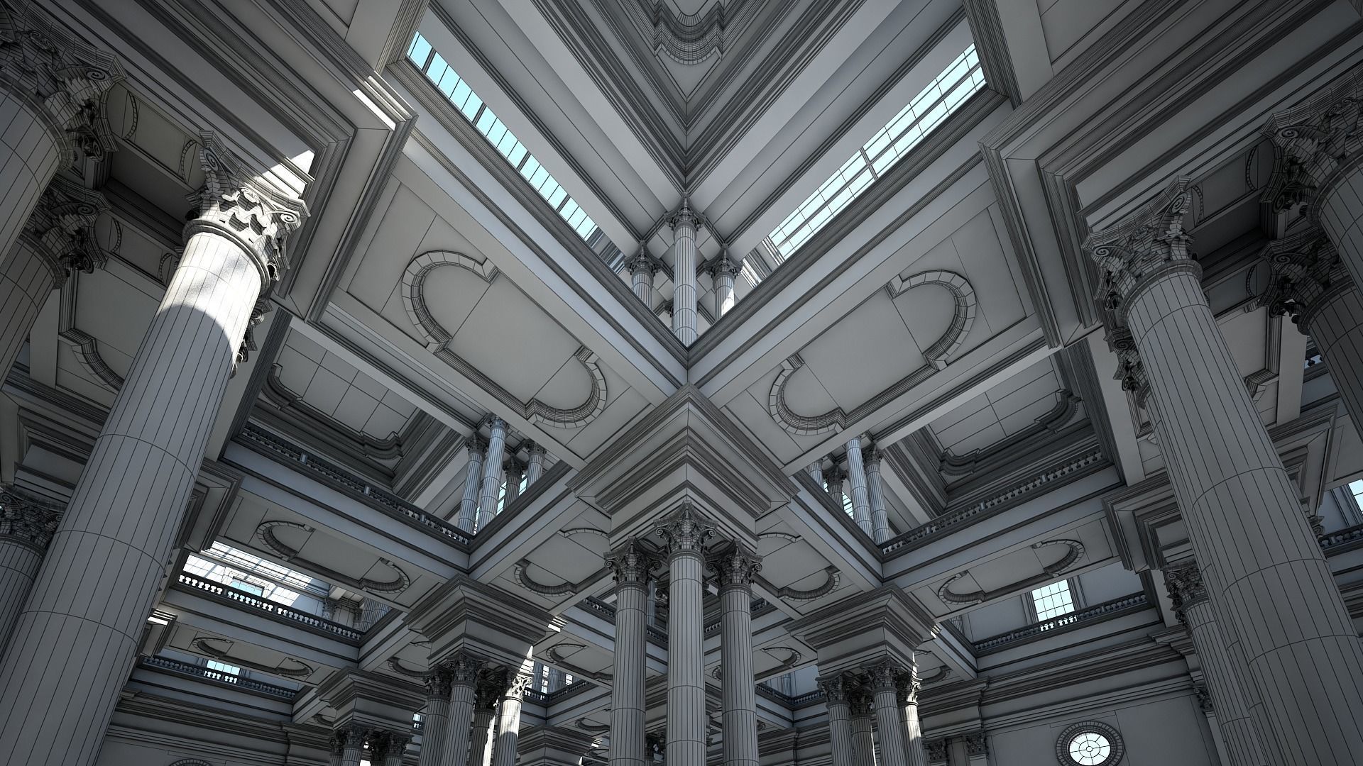 Corinthian Hall 3D model_18