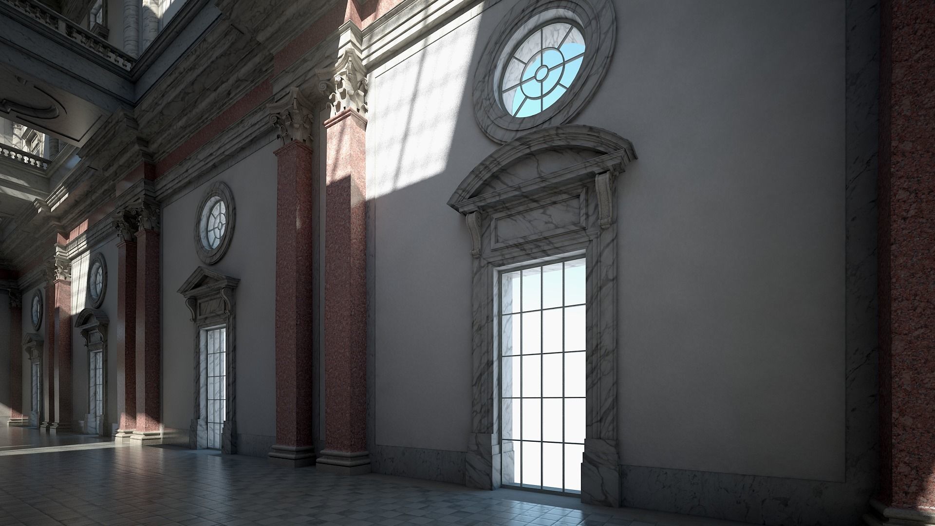 Corinthian Hall 3D model_11
