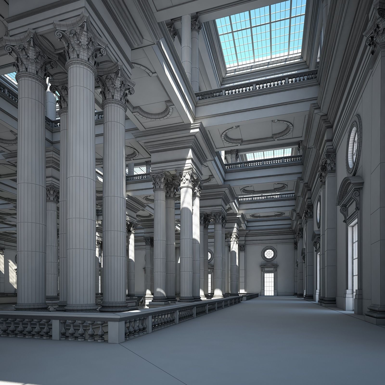 Corinthian Hall 3D model_15
