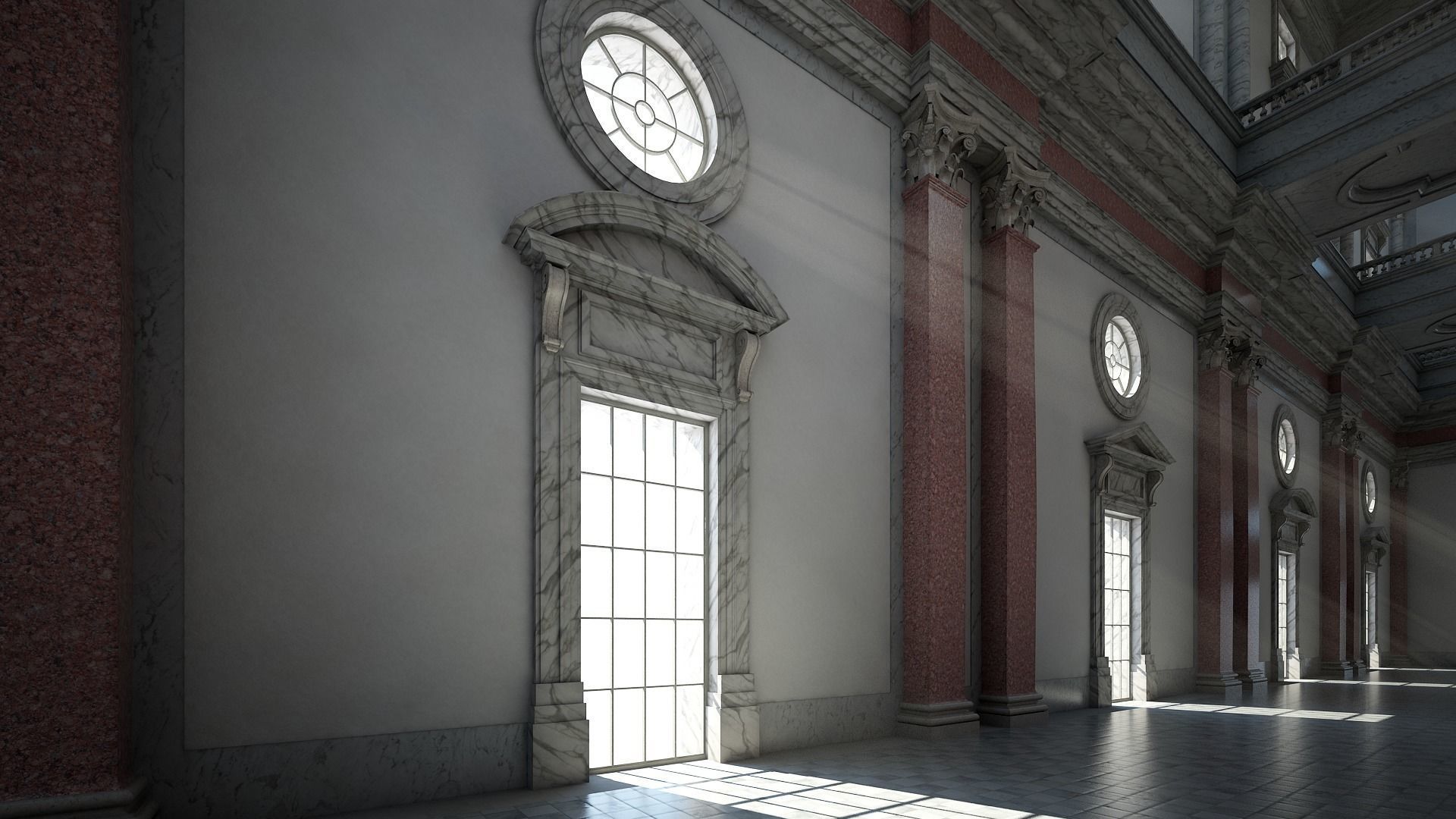Corinthian Hall 3D model_10