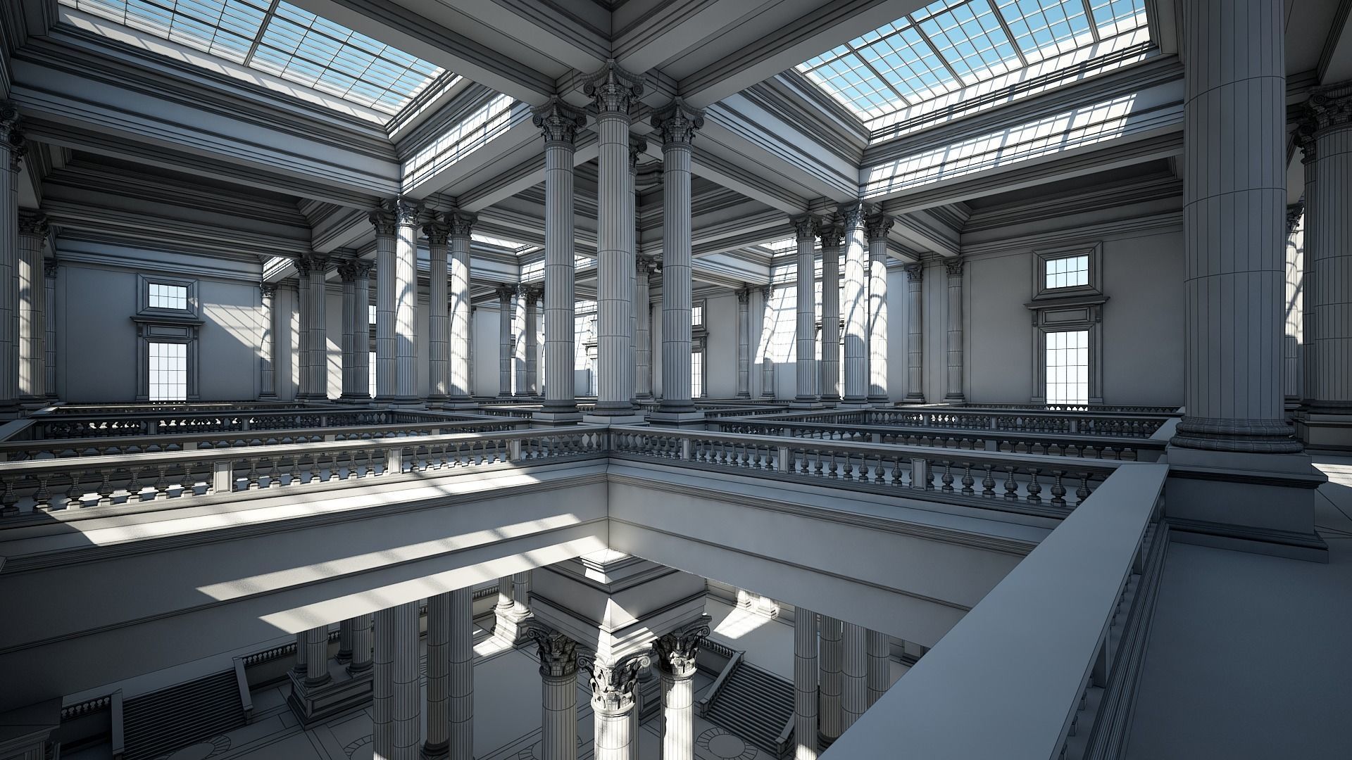 Corinthian Hall 3D model_20