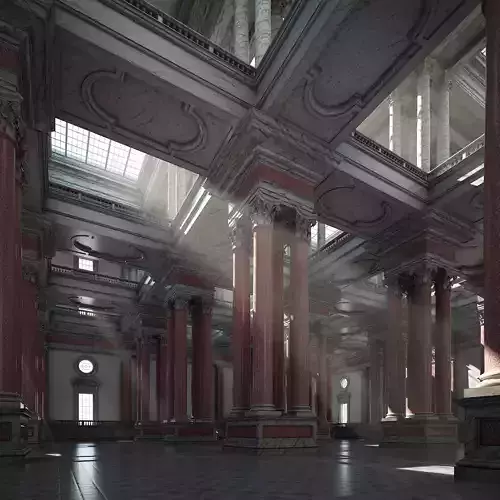 Corinthian Hall 3D model
