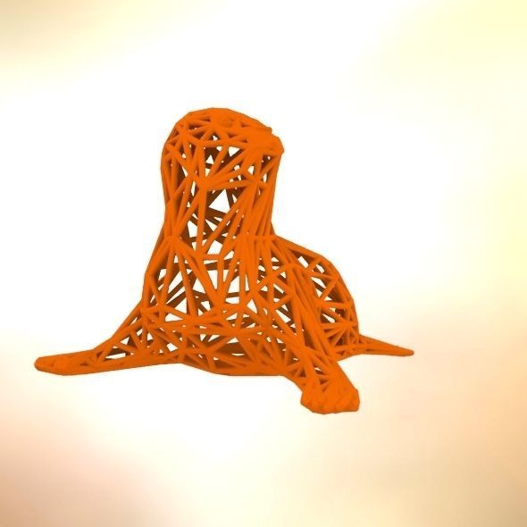  Baby seal 3D print model_45