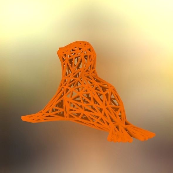  Baby seal 3D print model_37