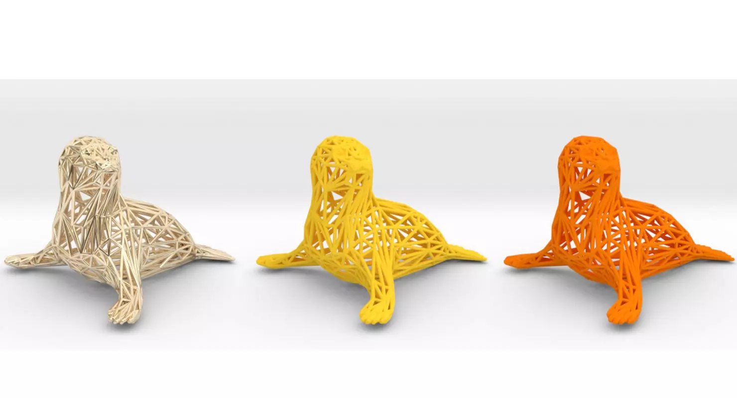  Baby seal 3D print model_0