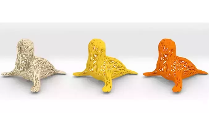  Baby seal 3D print model