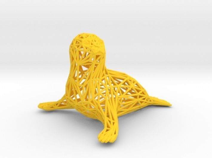  Baby seal 3D print model_11