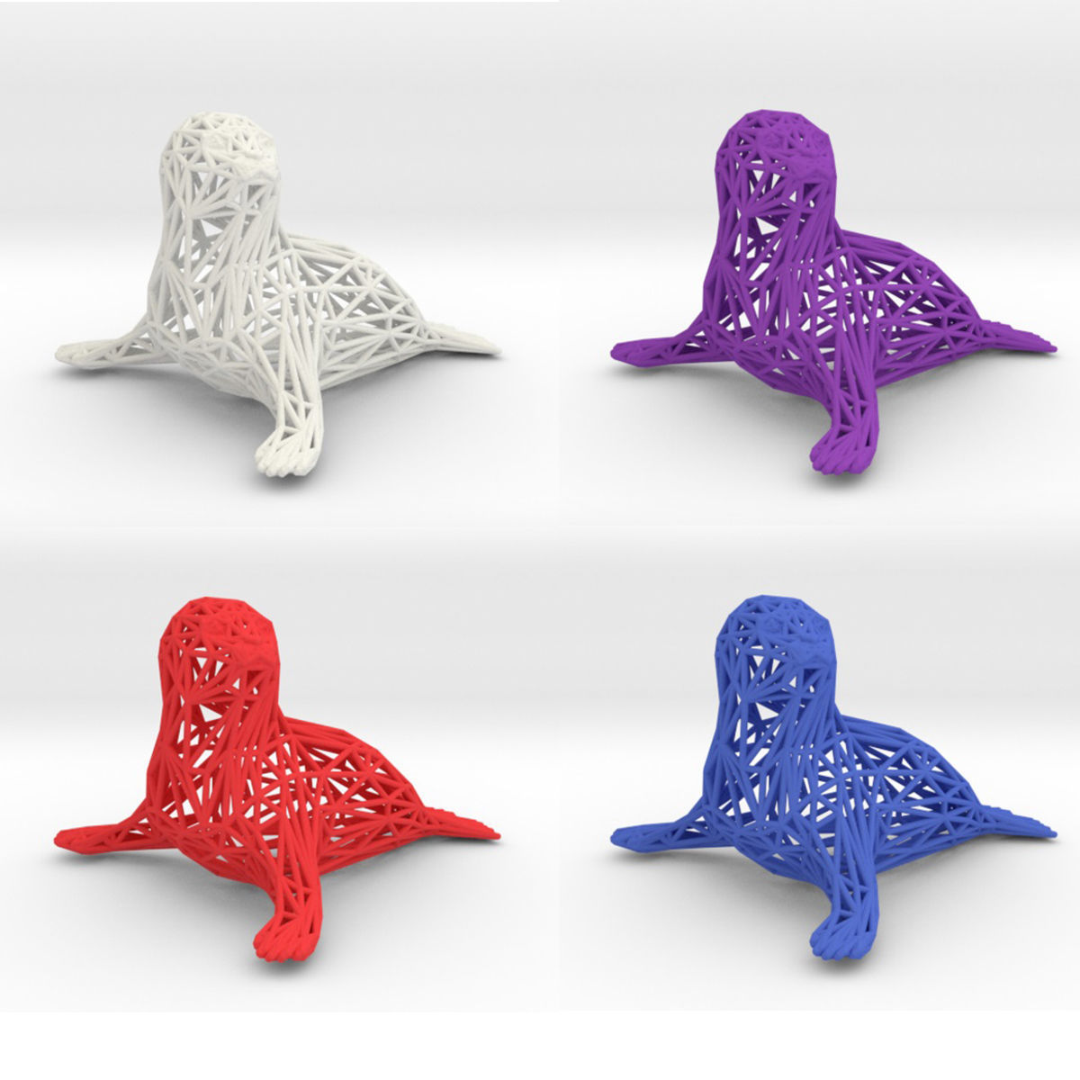  Baby seal 3D print model_25