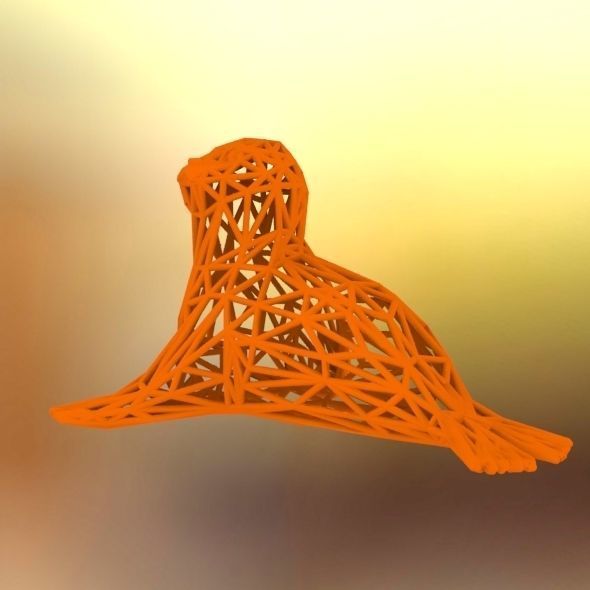  Baby seal 3D print model_31