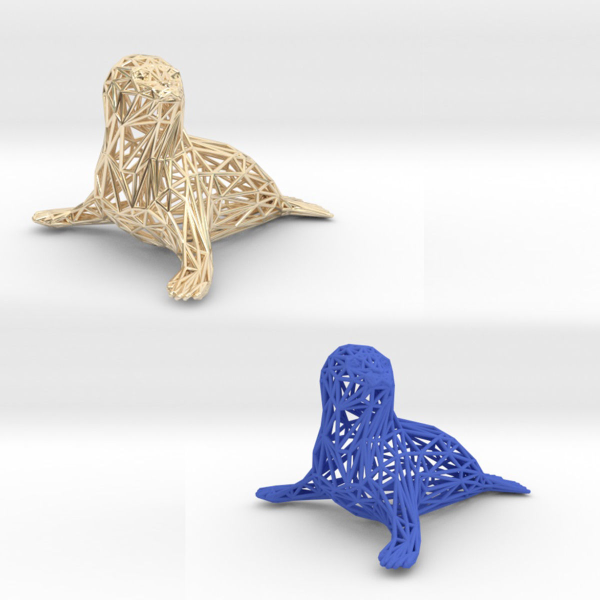  Baby seal 3D print model_26