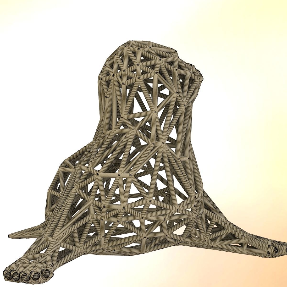  Baby seal 3D print model_21