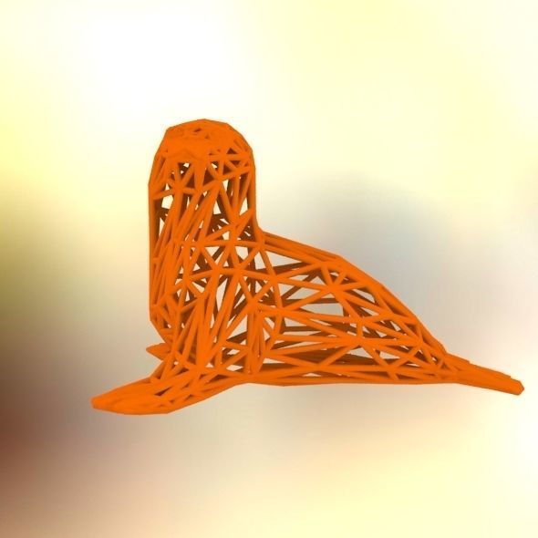  Baby seal 3D print model_50