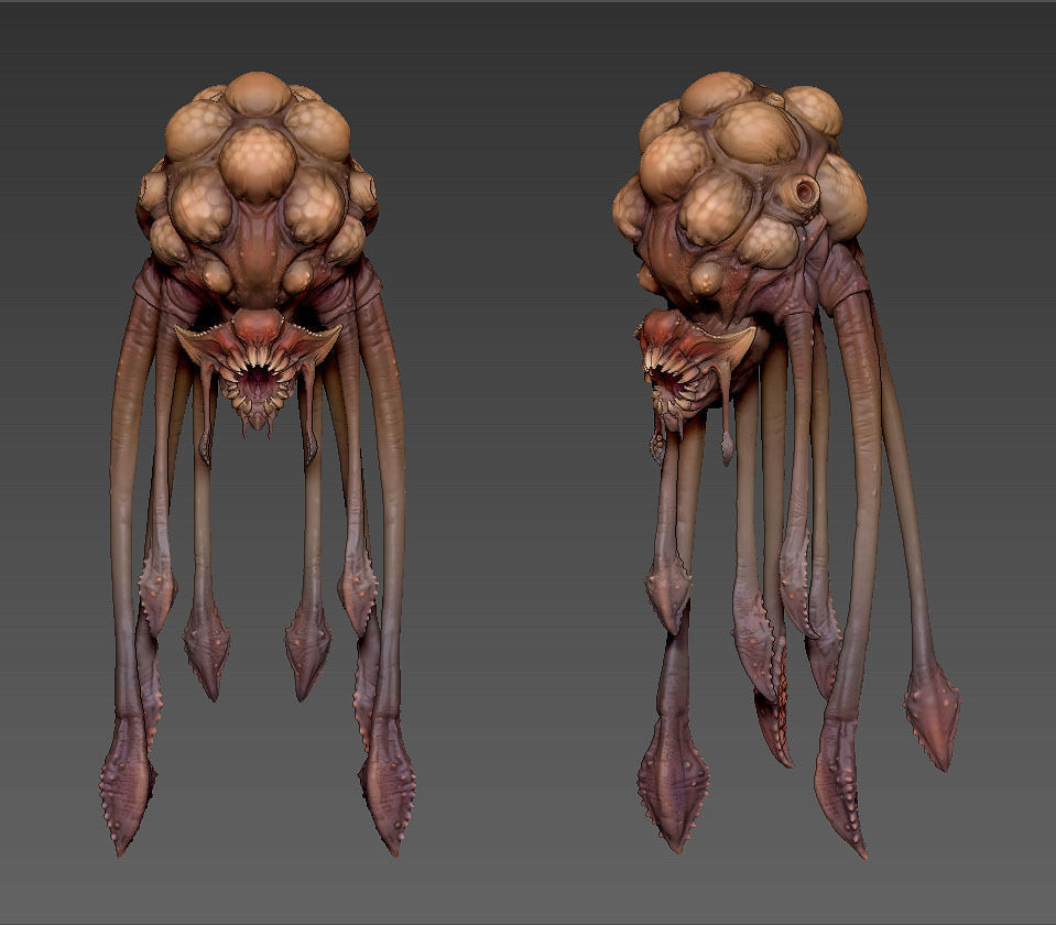 Crescent Moon Games Sci Fi Character and Creature Pack Low-poly 3D model_2