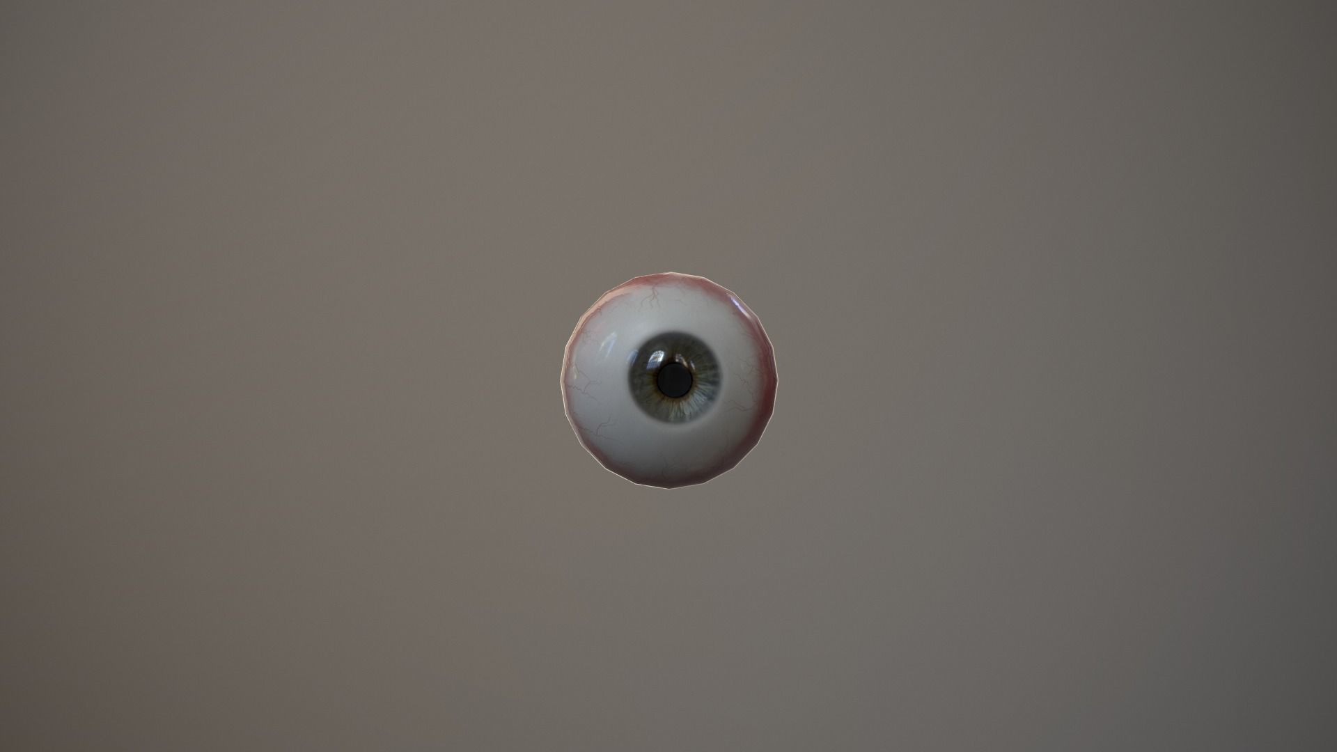 Human Eye Low-poly 3D model_5