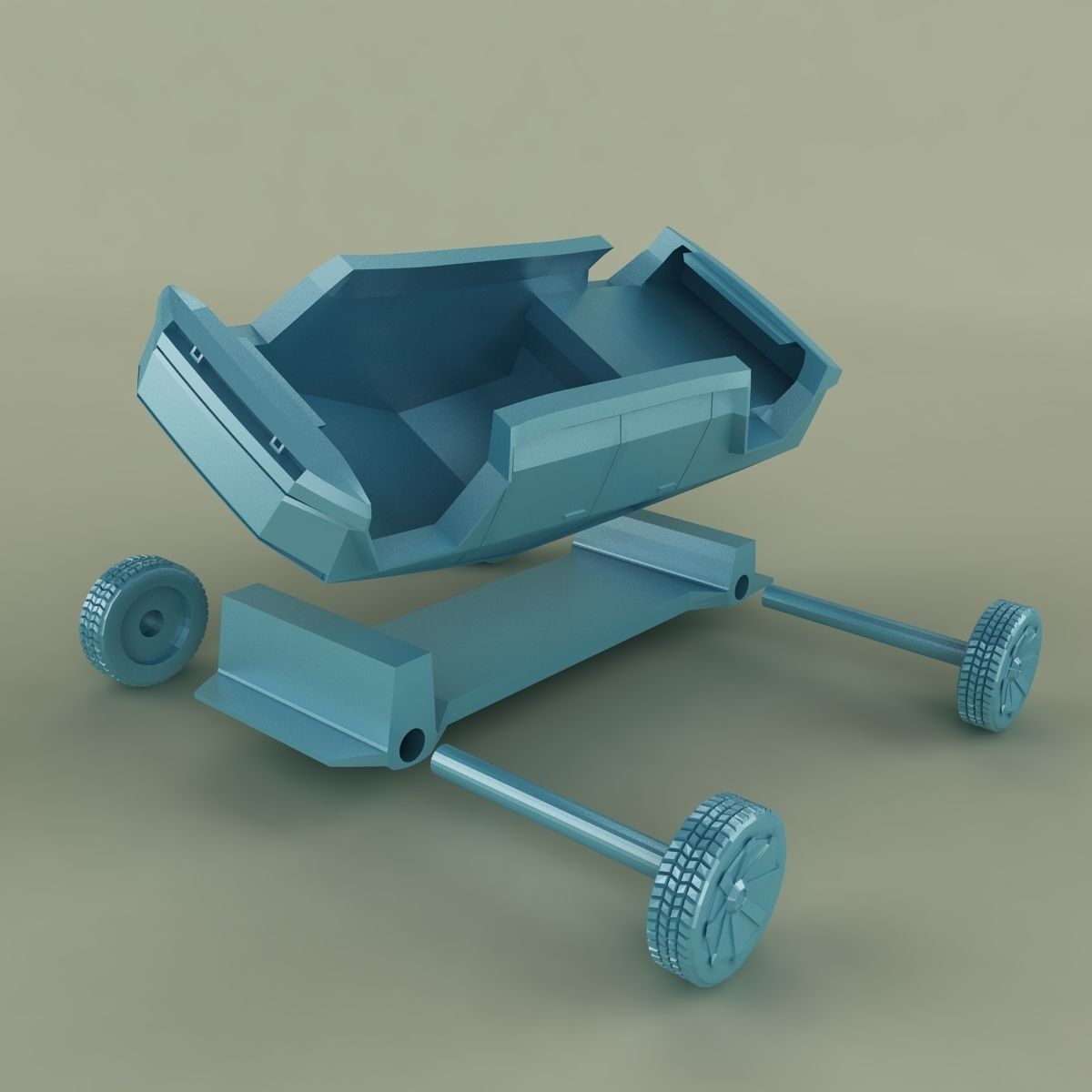 Tesla Cybertruck 3D Print model 3D print model_5