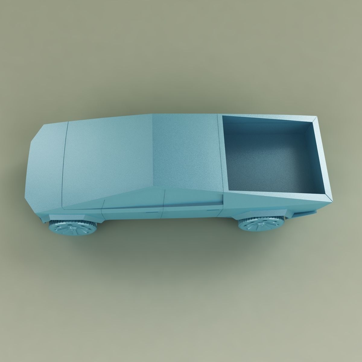 Tesla Cybertruck 3D Print model 3D print model_3