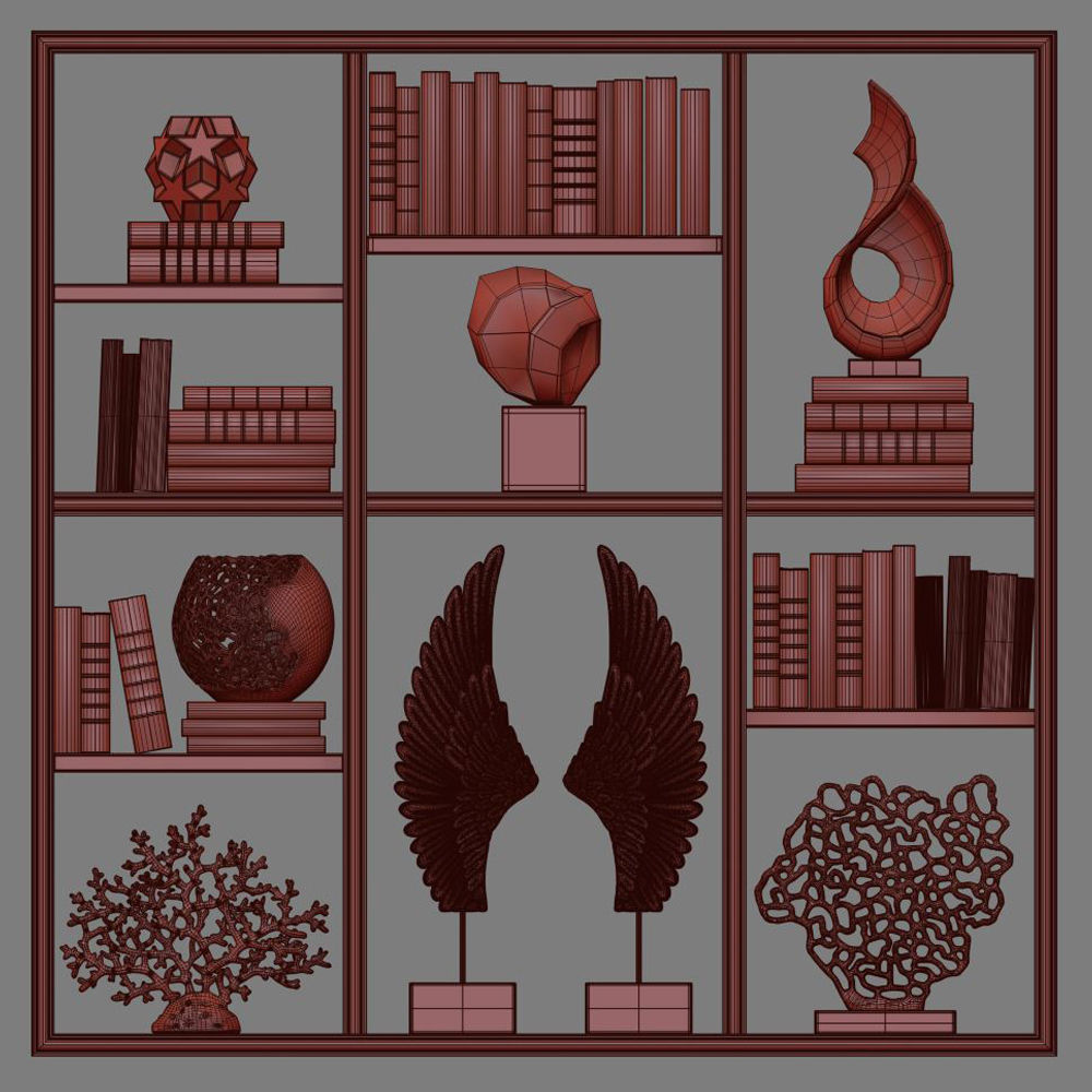 Decor Set 55 3D model_4