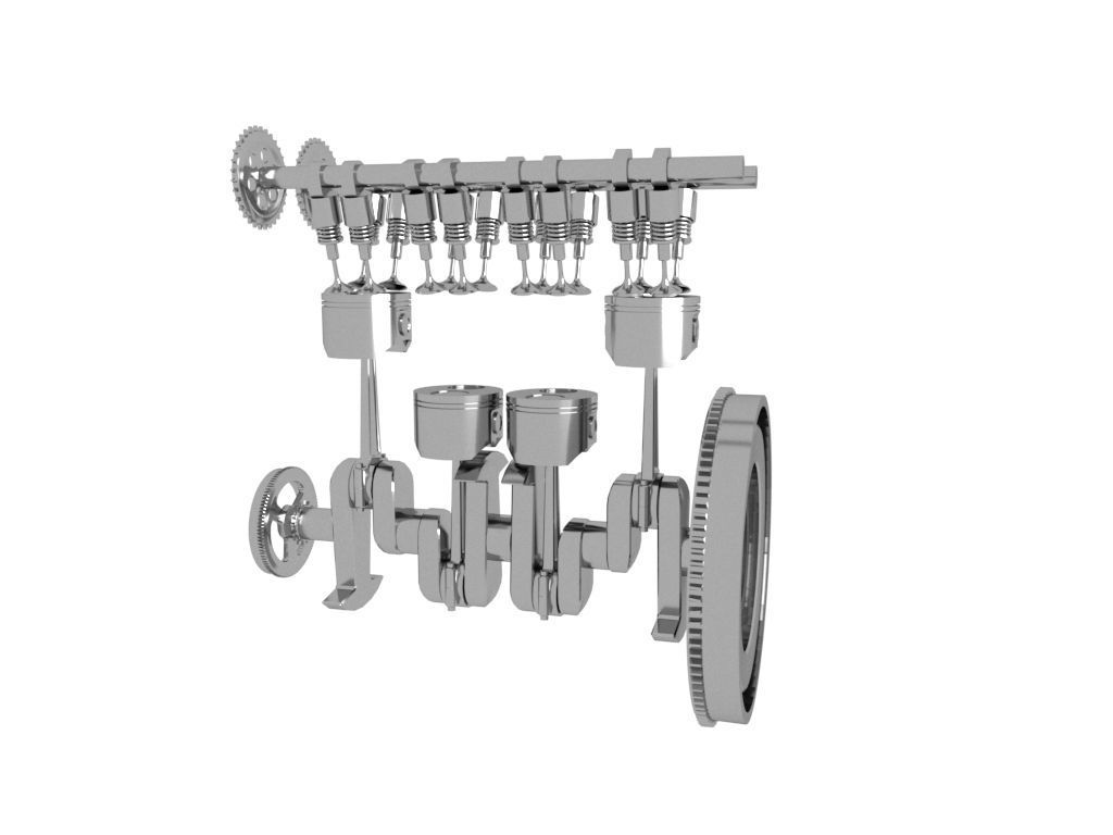 Engine work 3D model_3