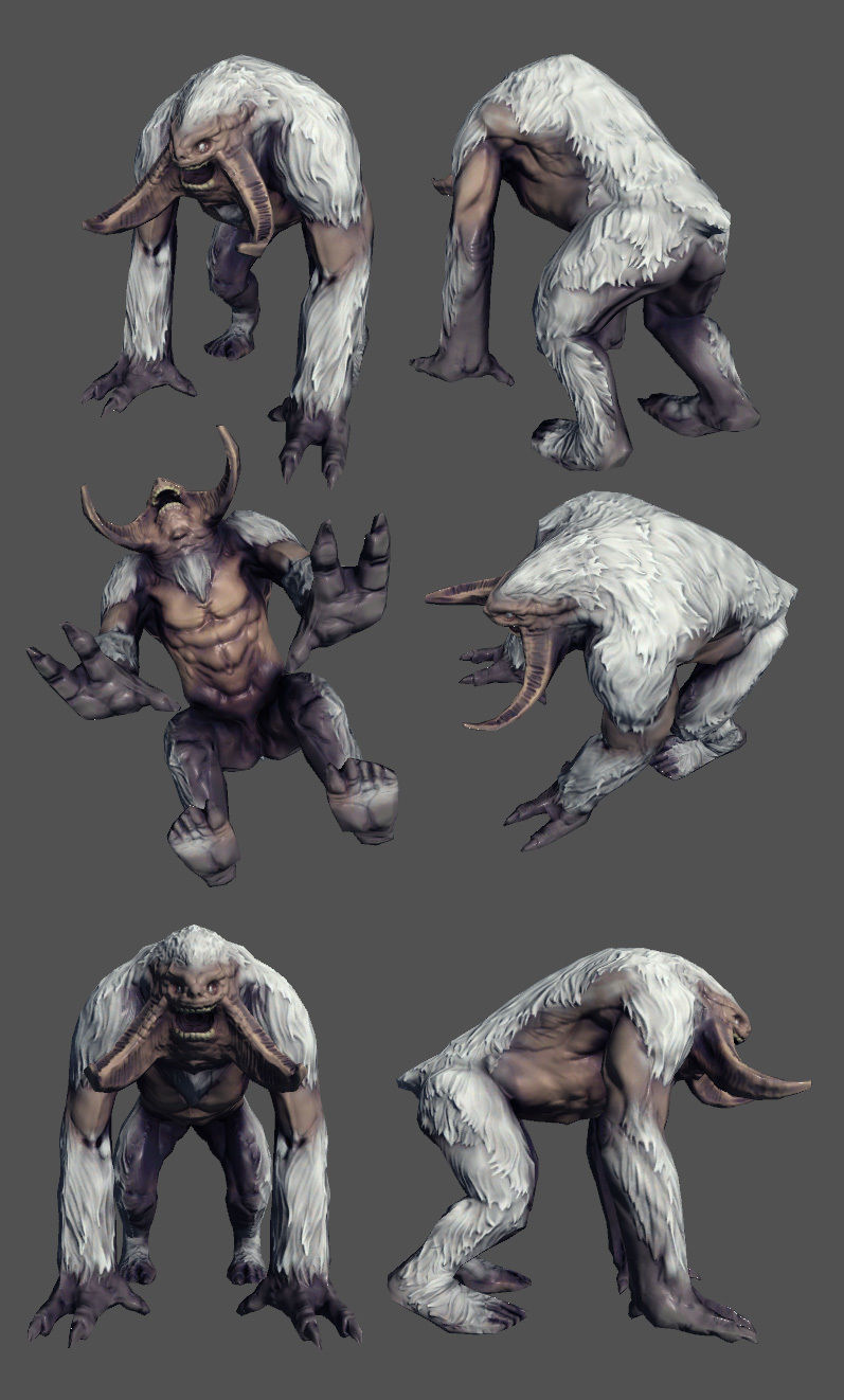 Crescent Moon Games RPG Character Medieval Fantasy Pack Low-poly 3D model_9