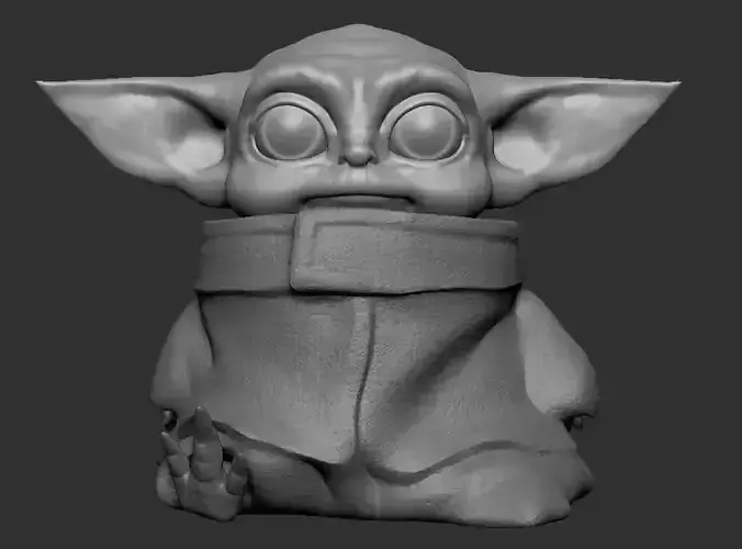 Baby Yoda 3D print model