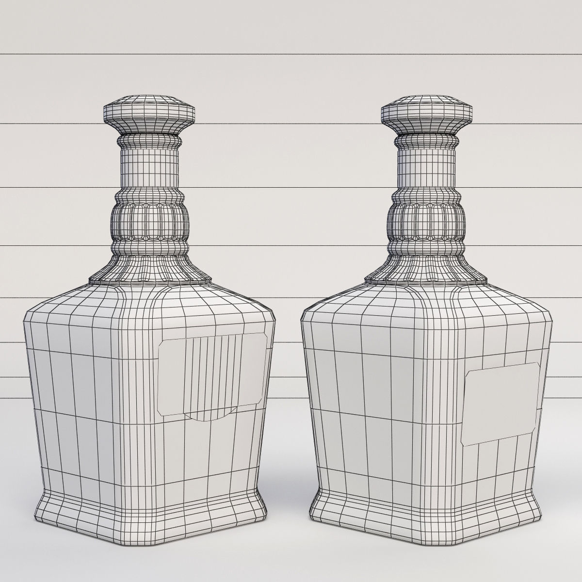 Jack Daniels Bottles Collection 3D model_2