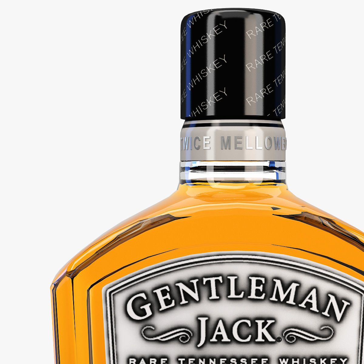 Jack Daniels Bottles Collection 3D model_5
