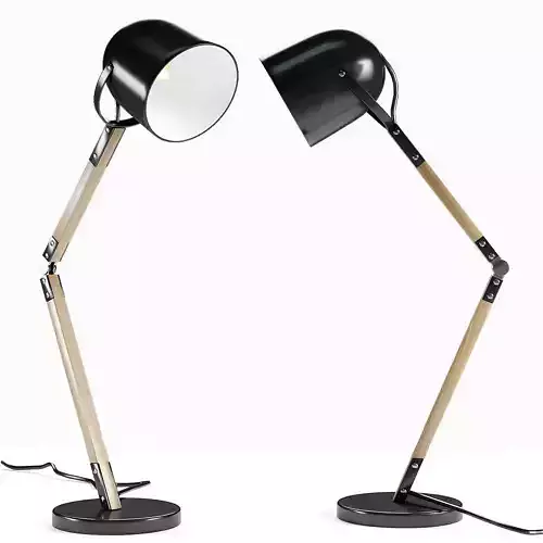 avery floor lamp matte gray