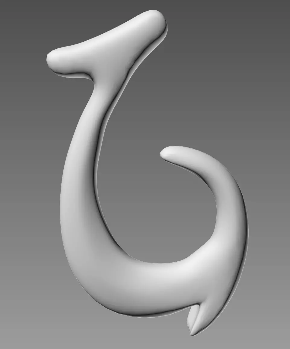 Hei Matau 3D model_0