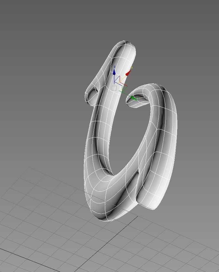 Hei Matau 3D model_5