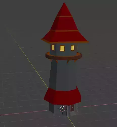 Low Poly Fantasy Tower 1