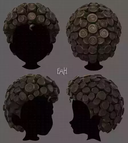 3D Hair style for boy V63