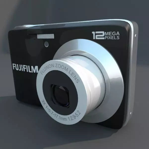 Fuji av 100 Digital Camera 3D model_0