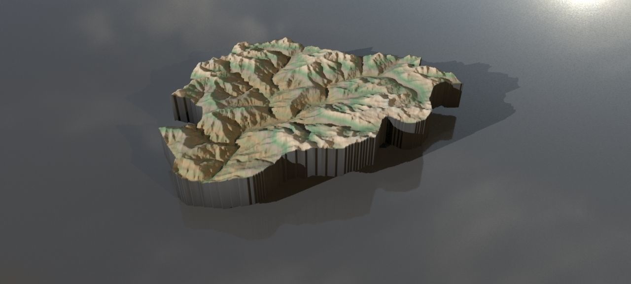 highresolution heightmaps and geometry for Andorra Texture_1